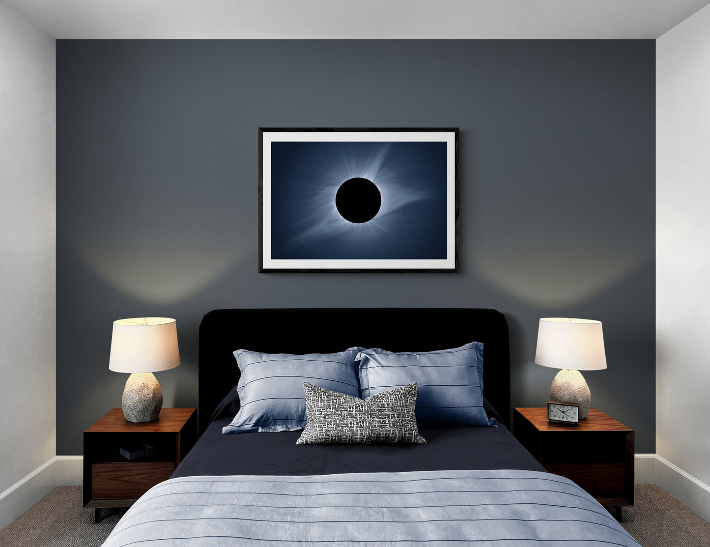 Solar Radiography – Sun´s Corona Shinning bright during a Total Solar Eclipse
