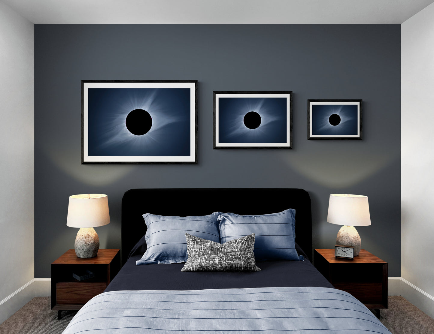 Solar Radiography – Sun´s Corona Shinning bright during a Total Solar Eclipse