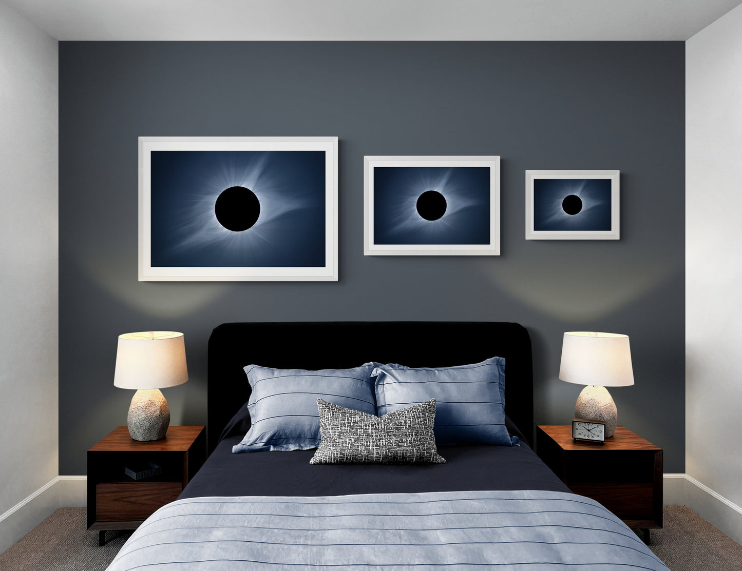 Solar Radiography – Sun´s Corona Shinning bright during a Total Solar Eclipse