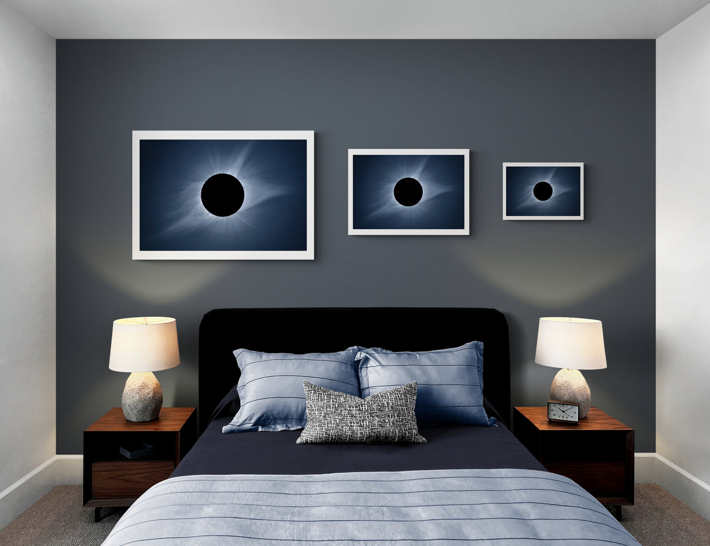 Solar Radiography – Sun´s Corona Shinning bright during a Total Solar Eclipse